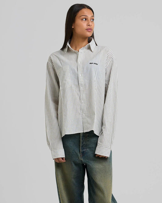Green striped shirt checkpoint mol arbor