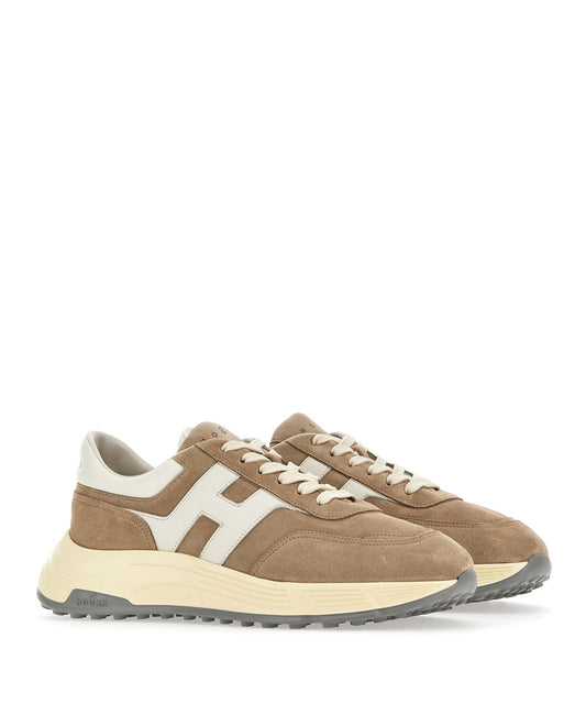 Hogan H563 Hyperlight Allacciato Sneaker Camel Yoghurt