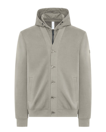 Safari Green Korin Thien Mirto Sweatshirt Cardigan