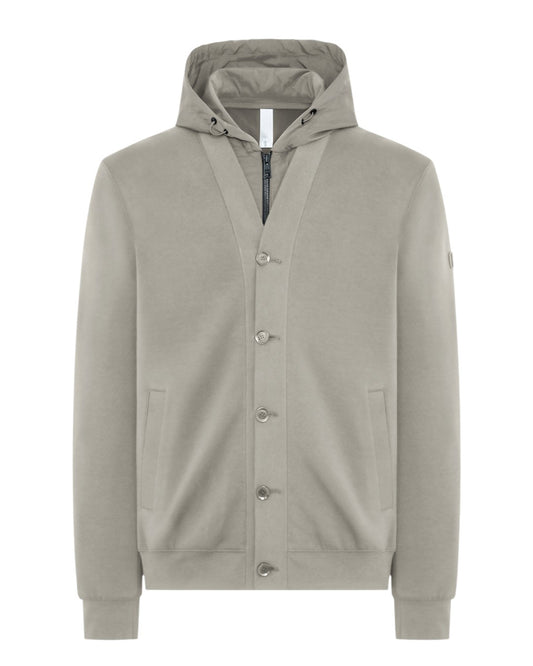 Safari Green Korin Thien Mirto Sweatshirt Cardigan