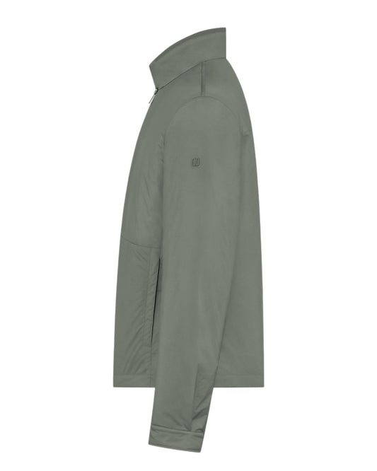 Moss Green Mirage Mirto Padded Technical Short Jacket