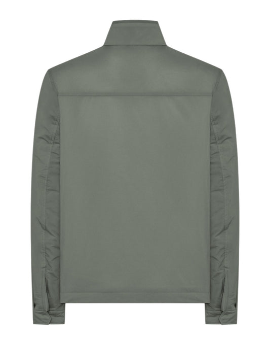 Moss Green Mirage Mirto Padded Technical Short Jacket