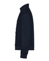 Navy Blue Soil Alcamo Button Closure Bomber Jacket