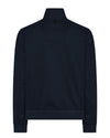 Navy Blue Soil Alcamo Button Closure Bomber Jacket