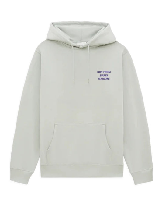 Bold Slogan Hoodie Grey