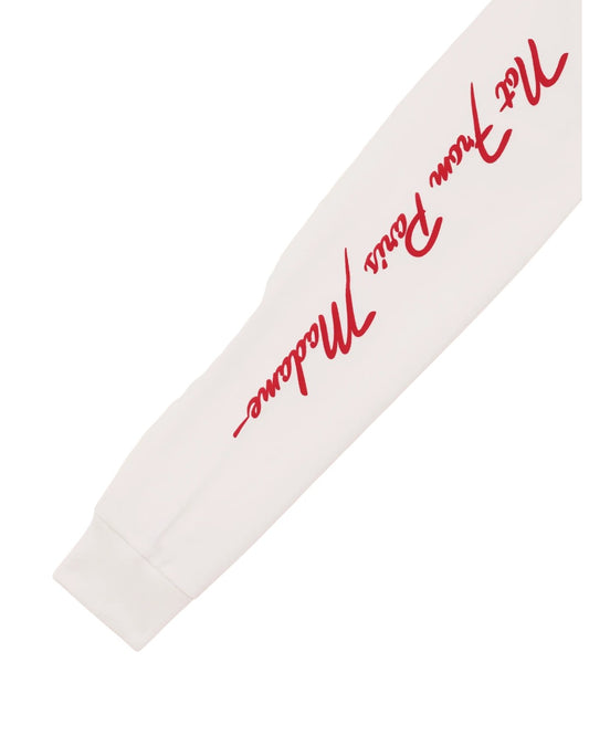 Slogan LS T-shirt Burgundy