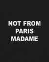 Bold Slogan Sweatshirt Black