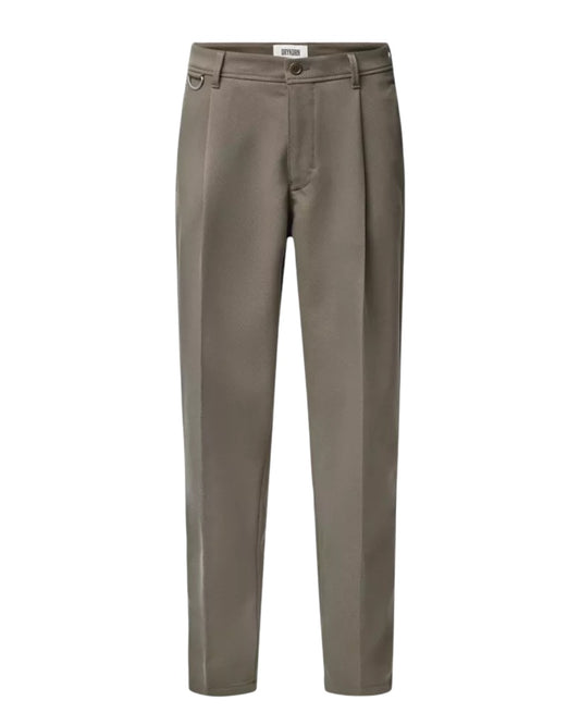 Devyn Regular Fit Tapered Trousers Green