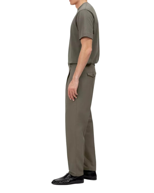Devyn Regular Fit Tapered Trousers Green