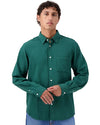 Botanical Green Konga Crinkle Cotton Shirt