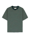 Castart striped Tee green