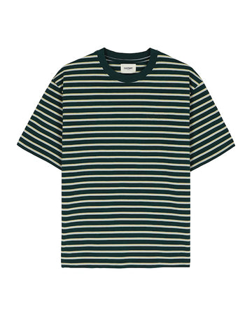 Castart striped Tee green