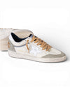 Golden Goose Ballstar White / Nut Green