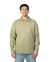 C.P. Company Polo Collar Sweatshirt – Moss Gray