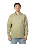 Moss Gray Sweatshirts polo collar