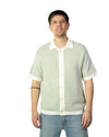 Green Hurrah Cotton 2 Colour Knitted Polo