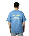Drôle de Monsieur Le T-shirt Slogan Atlantic Blue