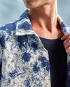 Law of the Sea Eclat Jacquard Shirt Cotton Blue
