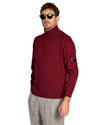 C.P. Company Lambswool Half Zip Sweater Andorra