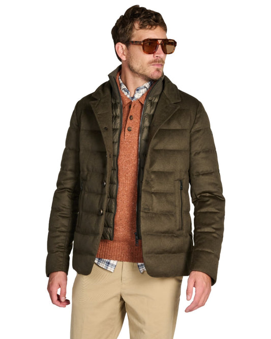 Duno Master T Prato Quilted Down Jacket Cypress Green