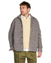 Law of the Sea Sounder Bouclé Ruitovershirt Elderberry