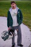 Drôle de Monsieur Dark Green Slogan Jacket