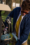 Airforce Blue  Cotton Linnen "Kong" Overshirt