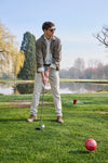 Color Striped  Linen Tailor Fit
