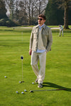 Natural Beige Knitted Poloshirt
