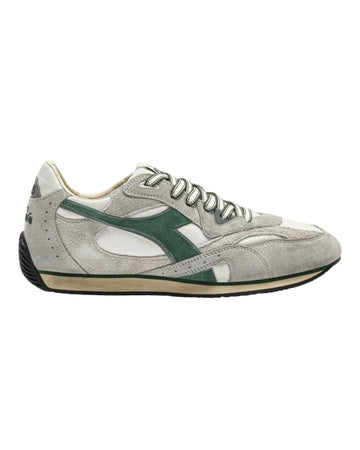 Diadora Heritage Equipe Revenge Used Sneaker – White Grey Limestone