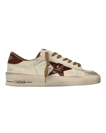 Golden Goose Stardan Coco Printed White / Dark Green