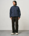 REVERSIBLE SHERPA JACKET OLIVE NAVY