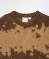 MOHAIR SPLATTER SWEATER TAUPE