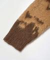 MOHAIR SPLATTER SWEATER TAUPE
