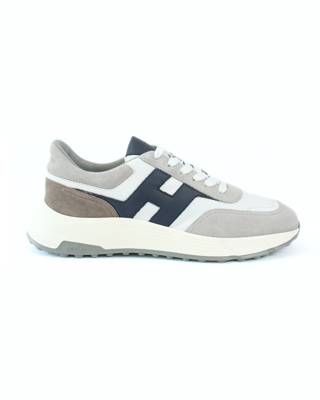Hogan Hyperlight Sneaker White Grey Blue Checkpoint Mol  
