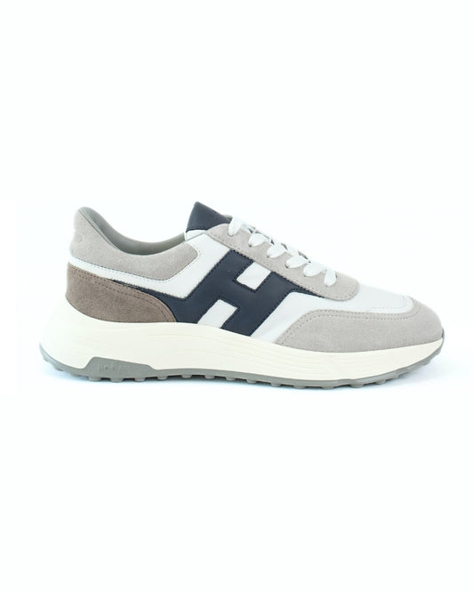 Hogan Hyperlight Sneaker White Grey Blue Checkpoint Mol  