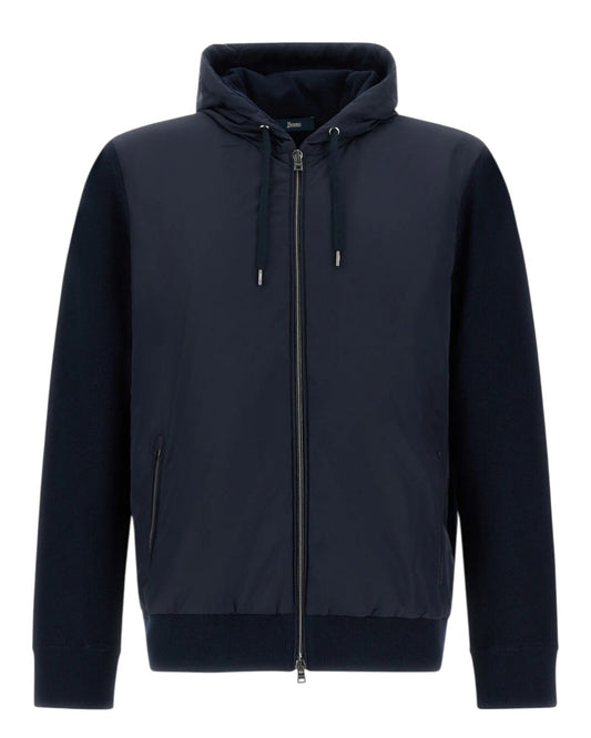 Pique Knit Nylon Jacket