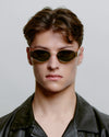 Bella Sunglasses Gold Burnt Amber