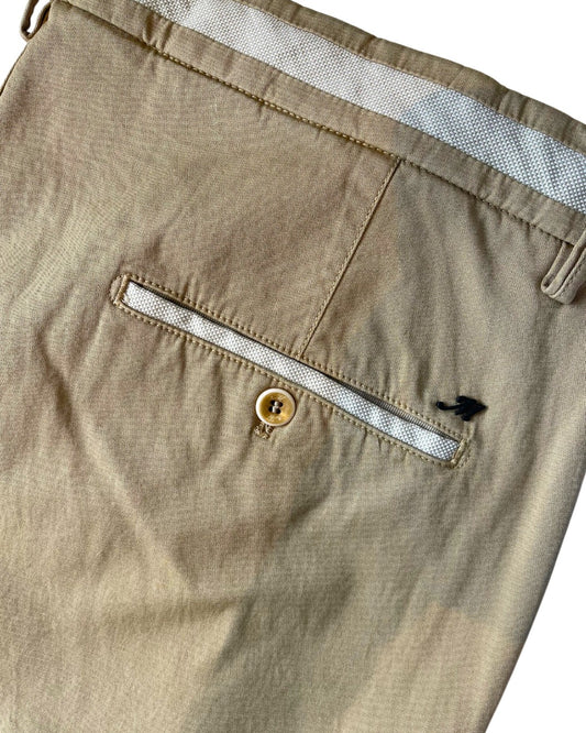 Mason’s Torino University Cotton Stretch Slim Fit Camel