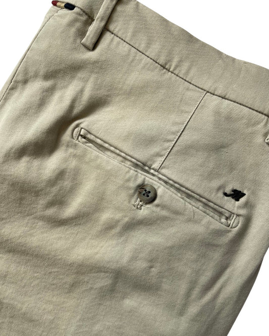 Grey Taupe Torino Pants Regular Fit