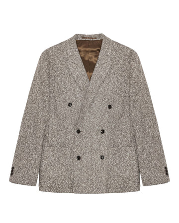 Jordin Double Breasted Boucl� Blazer Dusky Port