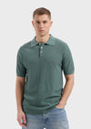 Law of the Sea Yohei Knitted Polo Linen North Atlantic