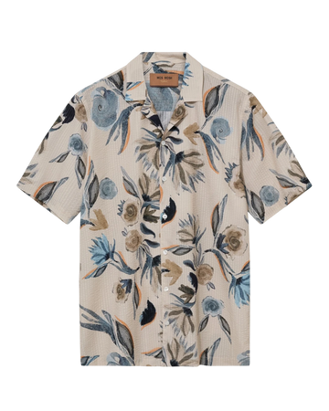 Ecru Joel Haiku Seersucker Shirt