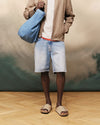 Denim short van NN07 loose fit met achtergrond