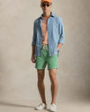 Corduroy Polo Prepster Shorts Green