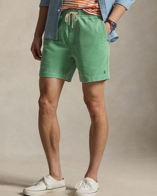 Corduroy Polo Prepster Shorts Green