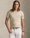 Custom Slim Fit Jersey T-shirt Expedition Dune Heather Grey