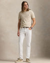 Custom Slim Fit Jersey T-shirt Expedition Dune Heather Grey