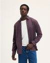 Seinfield Cotton Shirt Bordeaux