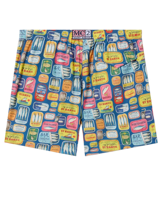 MC2 Saint Barth Lighting Sardine Tin Swim Short Blue